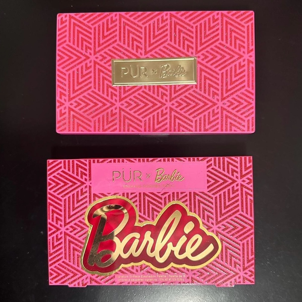 Pur x Barbie Eyeshadow Palette - Pink and Gold